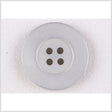 Plastic 4-Hole Button - 36L/23mm - Pale Gray Flat Rim
