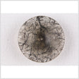 Plastic Shank Back Button - 24L/15mm - Translucent Gray with Charcoal Thread Inclusions
