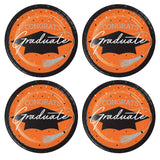 Creative Converting School Spirit Orange Graduation Dinner Plates – 54ct