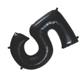 34" Black Number 5 Mylar Balloon – Fun and Festive for Any Occasion