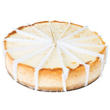 Pellman 14-Slice Pre-Cut Plain New York-Style Cheesecake 60 oz. - 6/Case