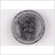 Plastic 4-Hole Button - 44L/28mm - Charcoal and Silver Swirls with Engraved Circle