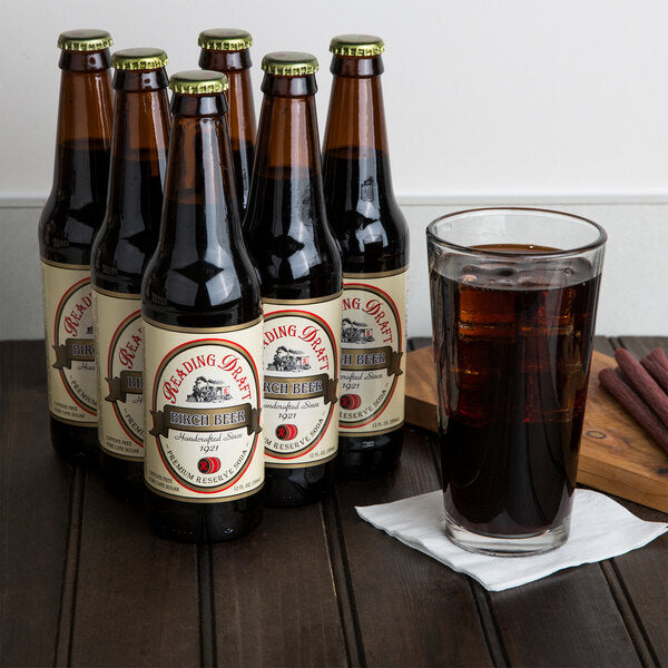 Reading Soda Works Birch Beer 12 fl. oz. - 12/Case