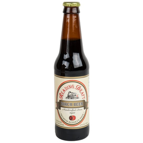 Reading Soda Works Birch Beer 12 fl. oz. - 12/Case