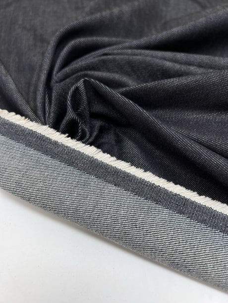 Blue Cotton Elastane Denim