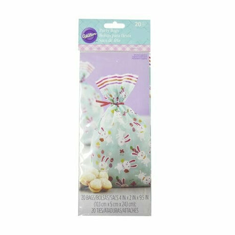 Wilton Easter Bunny Rabbit Treat Party Bags, 20 Ct