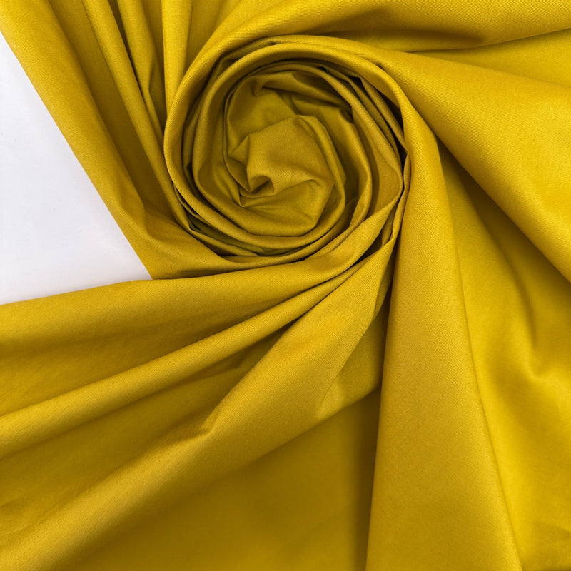 Yellow Viscose Elastane Woven