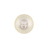 Translucent Faceted Plastic Shank Back Button - 25L/16mm