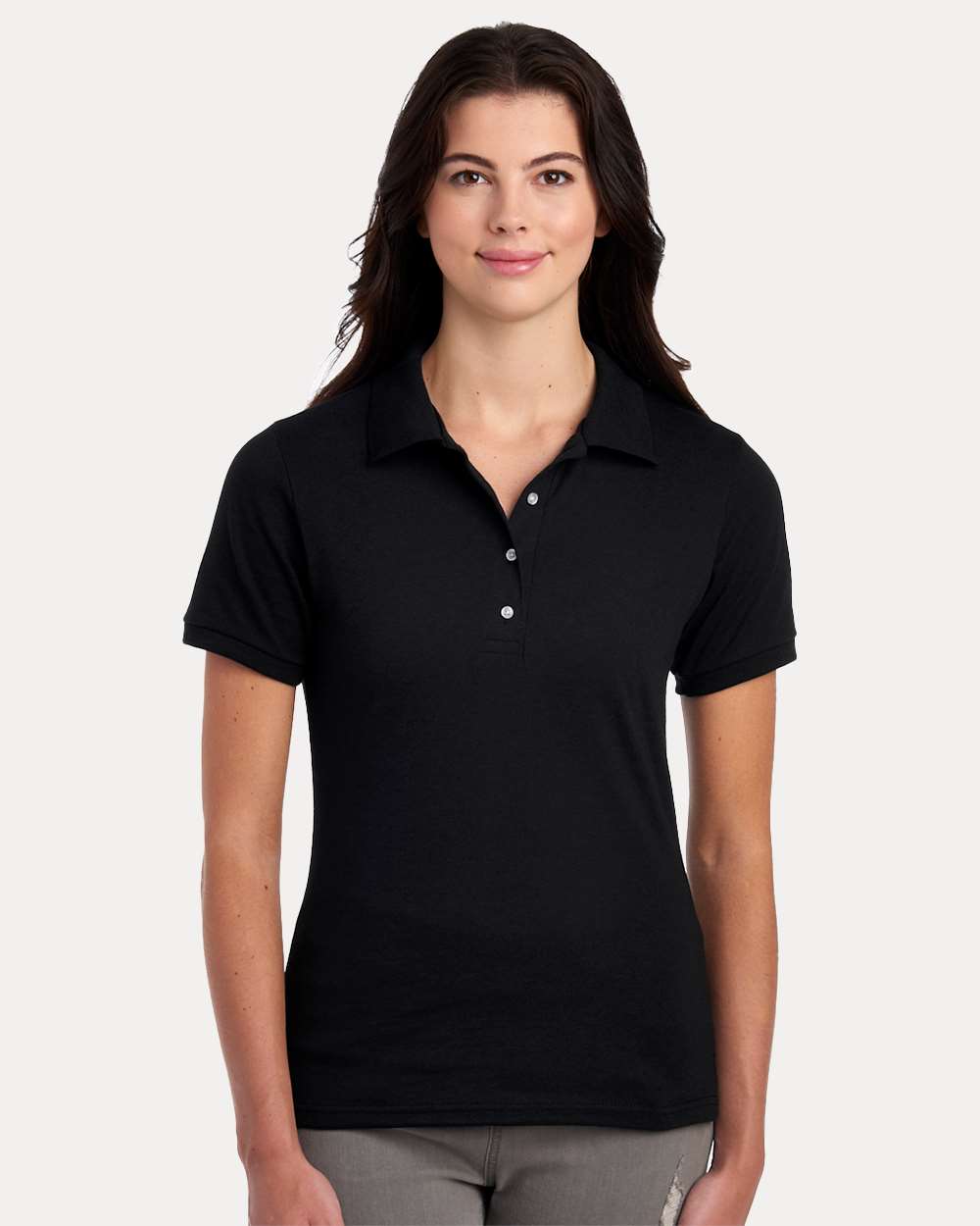 JERZEES® Women’s Dri-Power Polo Moisture-Wicking Performance T-Shirt