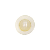 Plastic Shank Back Button - 24L/15mm - Ivory Gold Luster