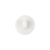 White Plastic Button - 24L/15mm