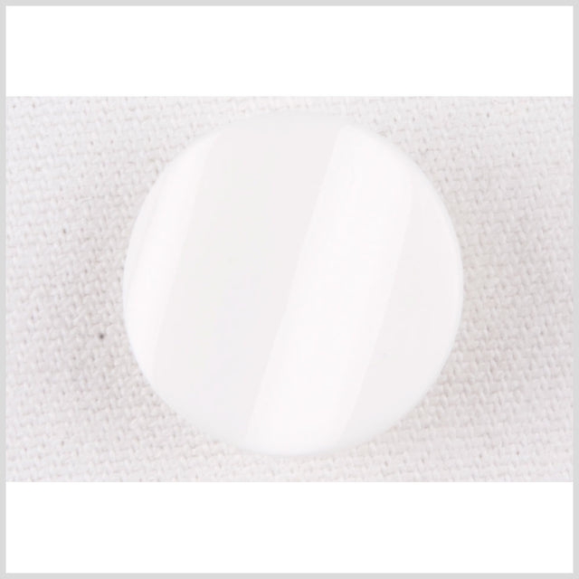 White Plastic Button - 32L/20mm