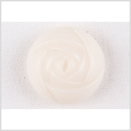 Off-White Plastic Button - 50L/32mm