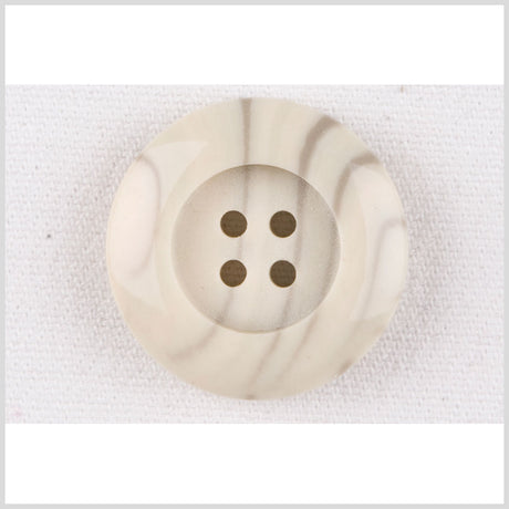 Bone Plastic Button - 40L/25.5mm