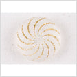 Clear Gold Plastic Button - 20L/12.5mm