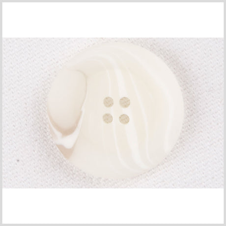 White Plastic Button - 32L/20mm