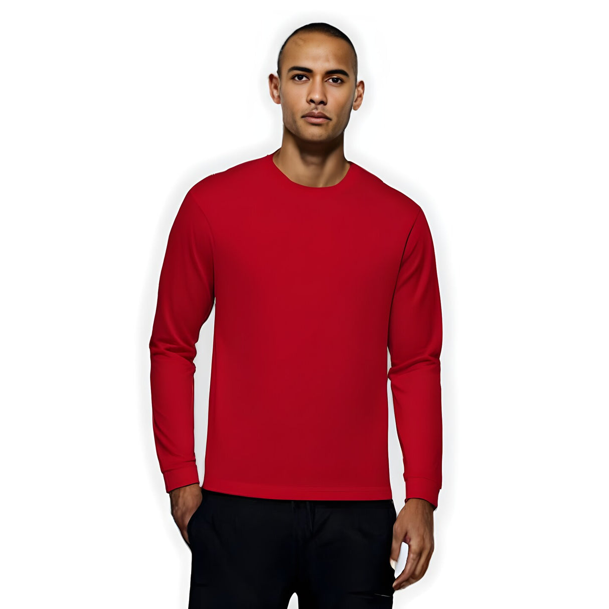 Gildan® Heavy Cotton Crewneck Long Sleeve T-Shirt