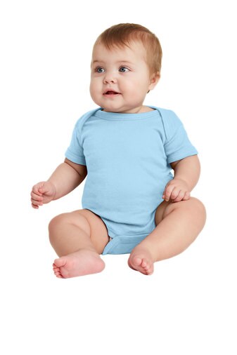 RADYAN® Infant Baby Rib Bodysuit Short Sleeve