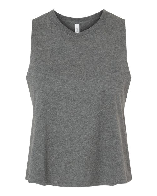 BELLA + CANVAS® Women's Racerback Crewneck Crop Tank - 6682
