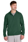 Sport-Tek® Repeat Half Zip Long Sleeve Hooded Jacket