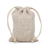 Colored Jute Bags 3 '' X 5 '' Bleached