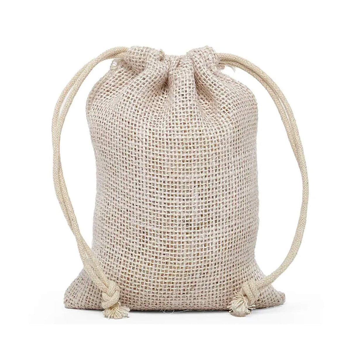 Colored Jute Bags 5 '' X 7 '' Bleached