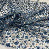 Beaded Sequined Lace Fabric 54" Wide