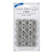Cotton Pre-Wound Bobbins Granite L Style 12 Pack