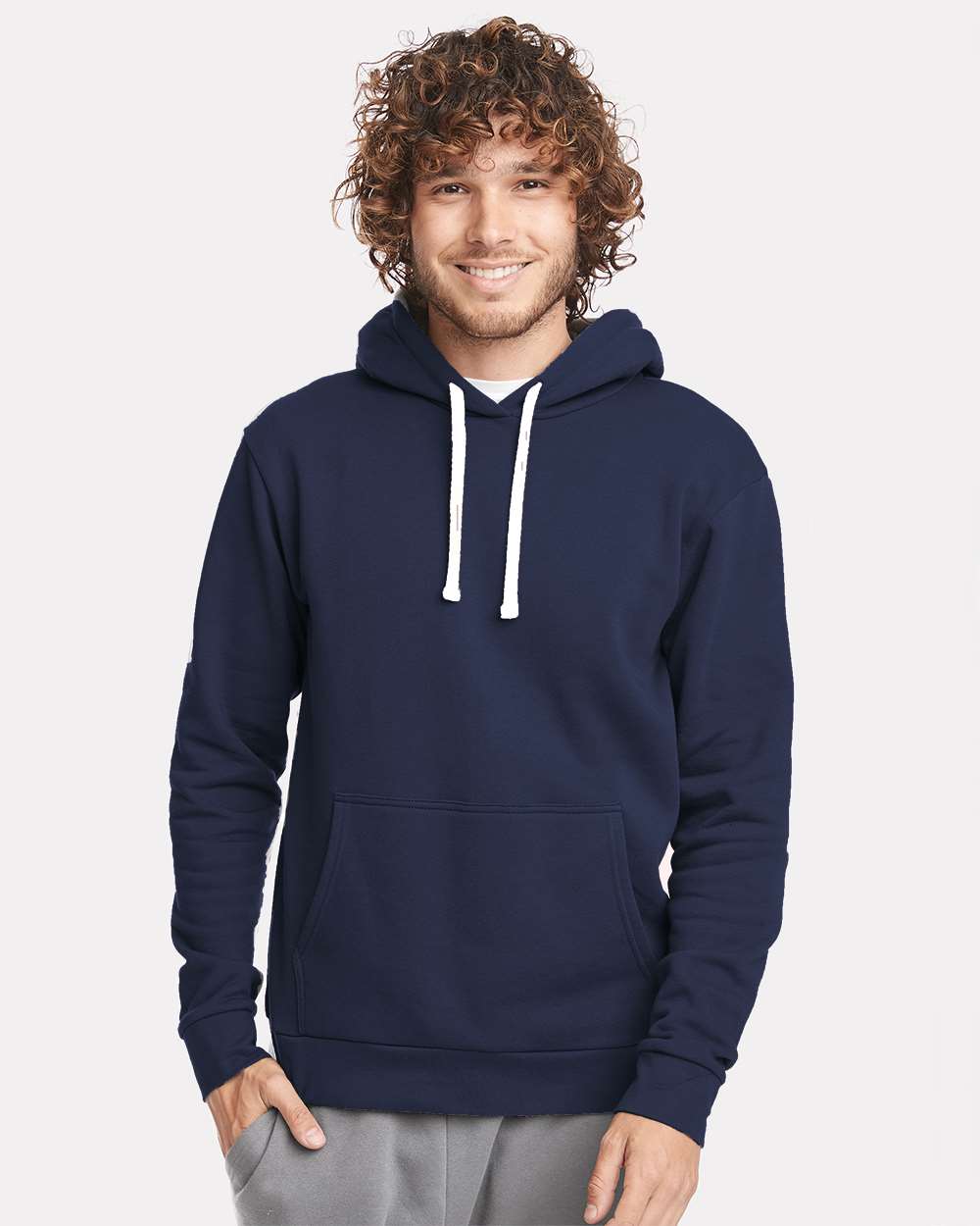 Next Level® Santa Barbara Long Sleeve Hoodie Sweatshirt