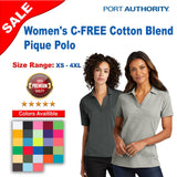 Port Authority® Women's C-FREE Cotton Blend Pique Polo