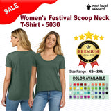 Next Level® Women’s Festival Scoop Neck T-Shirt