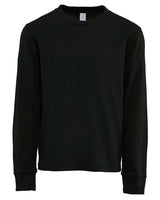 Next Level® Apparel Youth Cotton Crewneck Long Sleeve T-Shirt