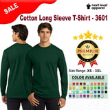 Next Level® Cotton Long Sleeve Crewneck T-Shirt