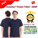 Hanes® Essential-T Pocket Crewneck Short Sleeve T-Shirt