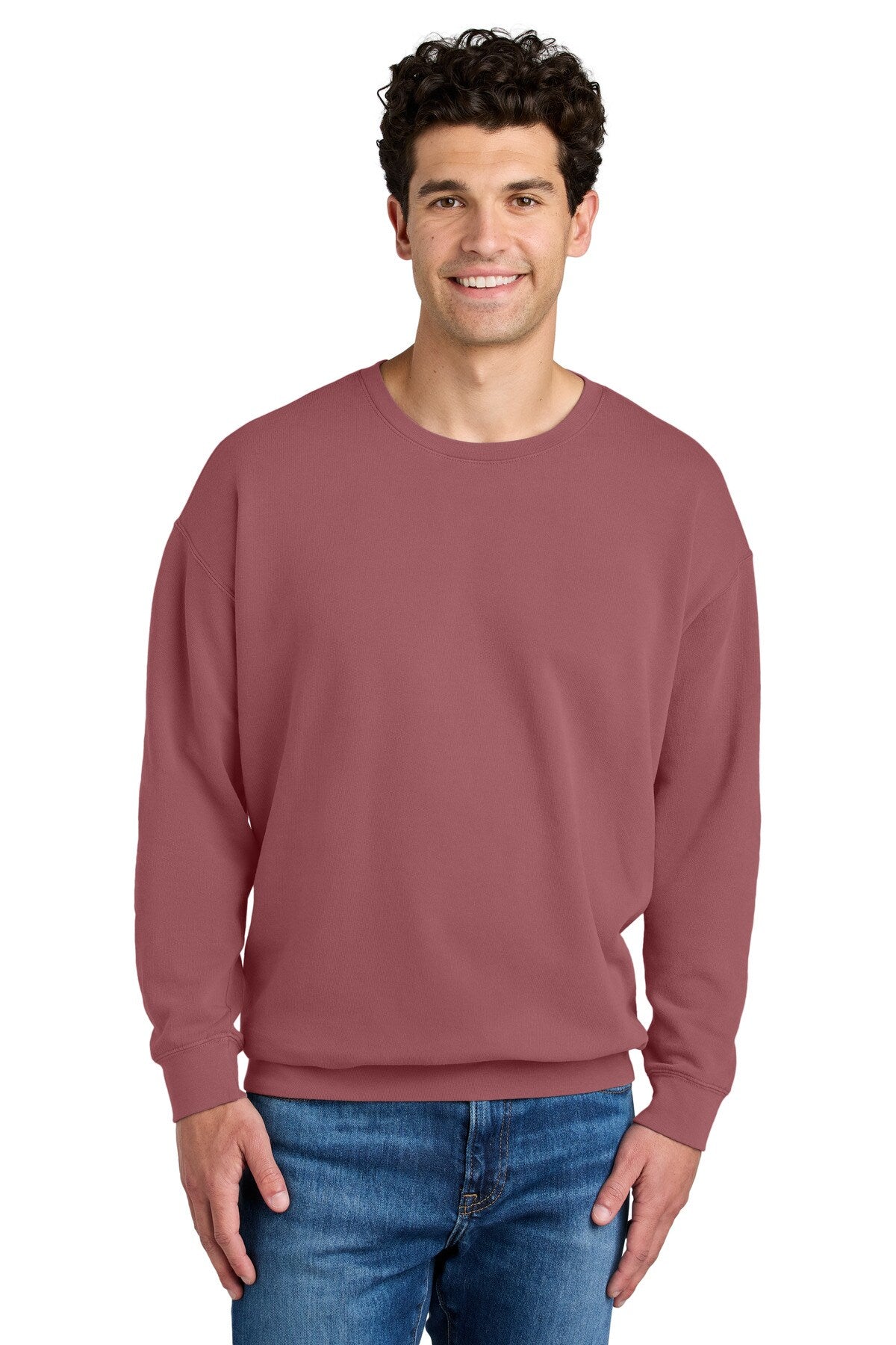 Comfort Colors® Lightweight Crewneck Long Sleeve Sweatshirt - 1466