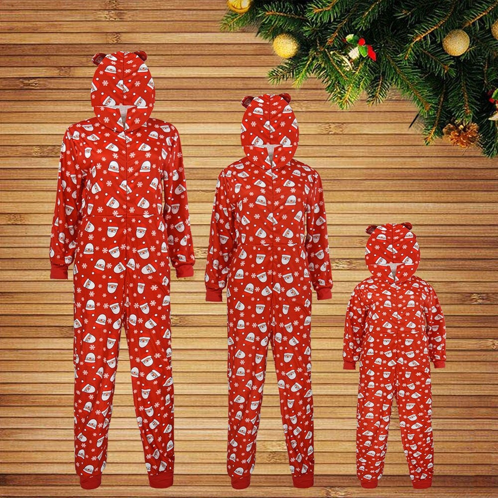 Christmas Santa Print Jumpsuits