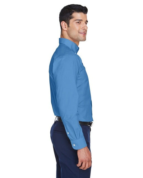 Devon & Jones® Men's Crown Collection Solid Broadcloth Woven Shirt