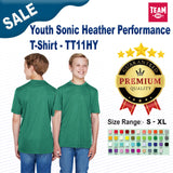 Team 365® Youth Sonic Heather Performance T-Shirt