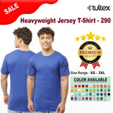 Tultex® Unisex Heavyweight Jersey Crew Neck Short Sleeve T-Shirt