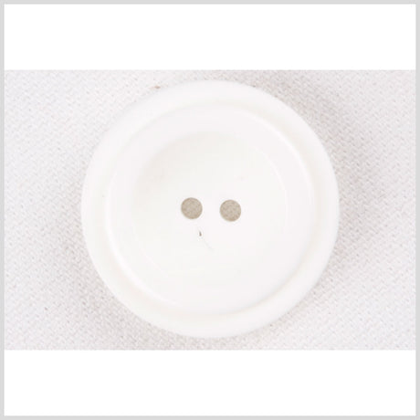 White Plastic Button - 55L/35mm