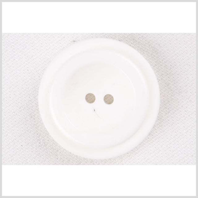White Plastic Button - 55L/35mm