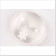 Clear Ivory Plastic Button - 24L/15mm