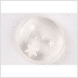 Clear Ivory Plastic Button - 36L/23mm