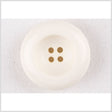 Ivory Plastic Button - 38L/24mm