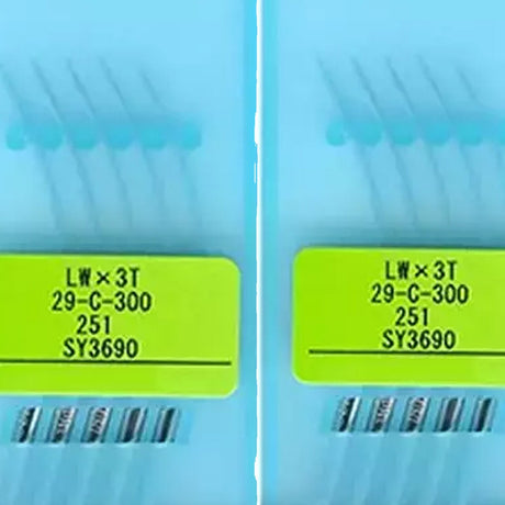 10 Pieces LWX3T 29-C-300 251 SY3690 Industrial Blindstitch Machine Needles