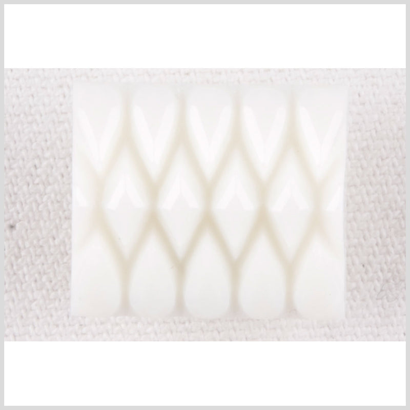 White Plastic Button - 22L/14mm