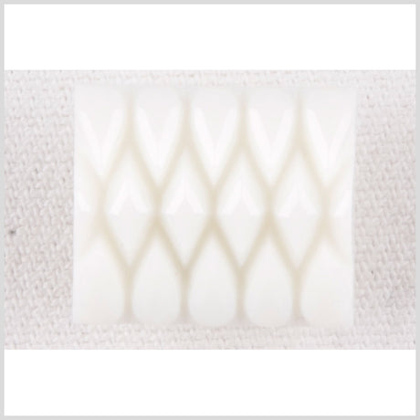 White Plastic Button - 22L/14mm