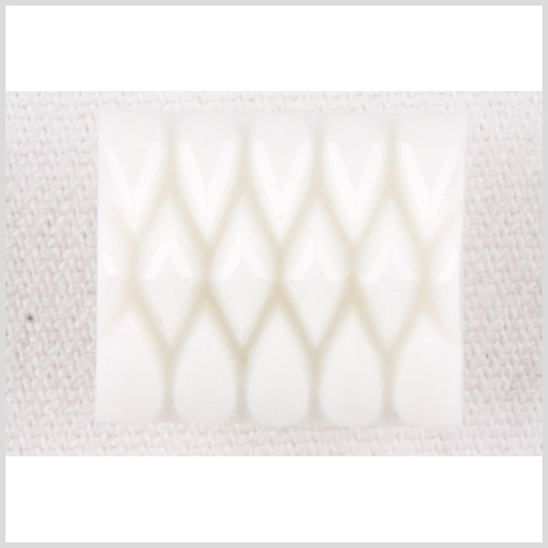 White Plastic Button - 28L/18mm