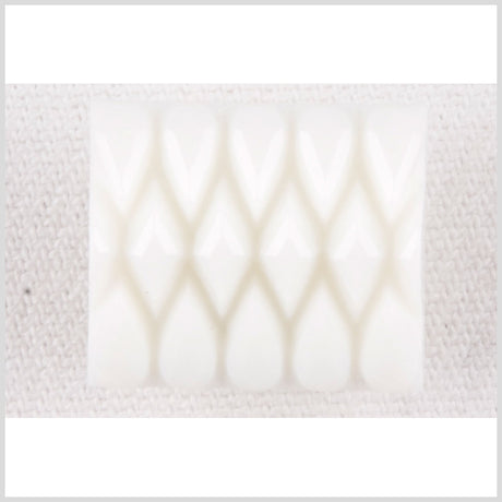 White Plastic Button - 28L/18mm