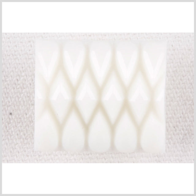 White Plastic Button - 28L/18mm